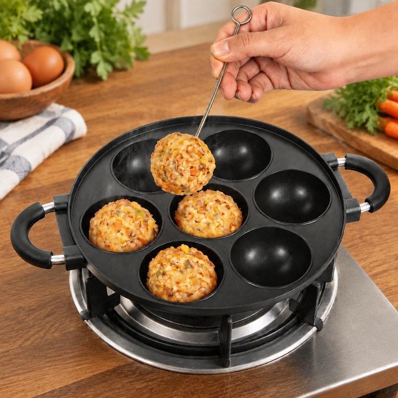 Takoyaki Grill Plate - Алюминиевая форма для приготовления такояки на