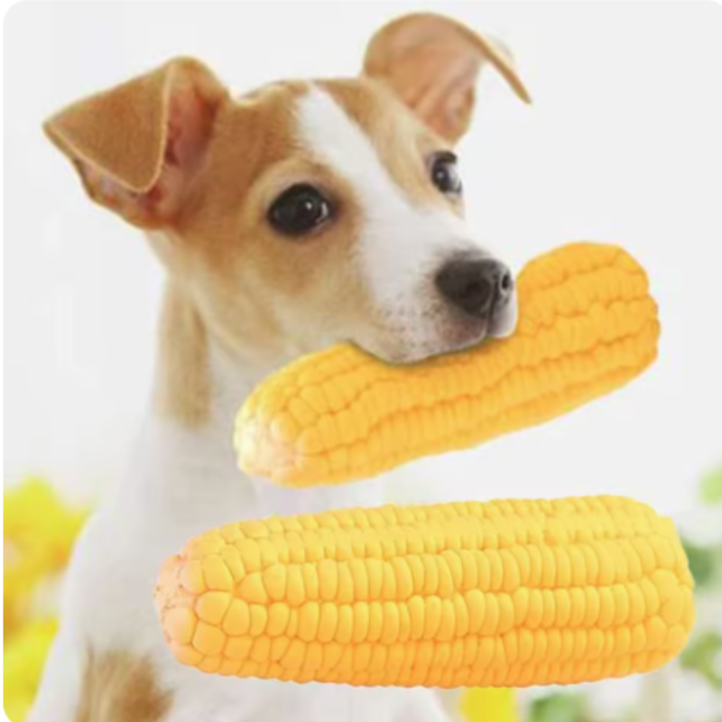Corn Dog Stick - Игрушки-куриные наггетсы для щенков: для чистки