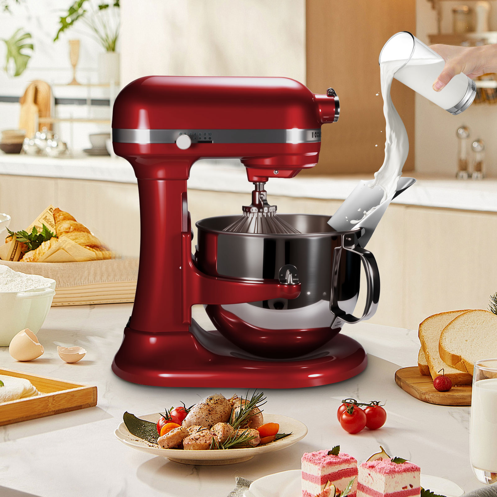 1 шт., защита от опрокидывания – обзор и цена Kitchenaid Mixer Hand Mixer